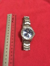 MENS FILA ALL STAINLESS STEEL DATE BRACELET WATCH 100M SCREW DOWN CROWN