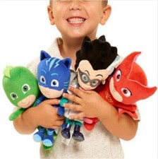 4pcs Hot PJ Masks Gekko Catboy Owlette Romeo Plush Doll Toys Stuffed Soft Kids