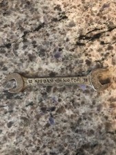 Vintage Nissan Motor 12 - 14 mm Spanner Wrench 4S