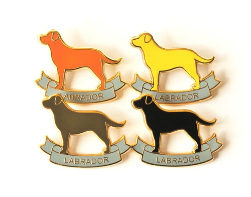 Labrador retriever badge - labrador,