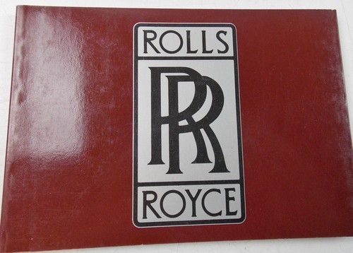 1980 rolls royce - royce, book