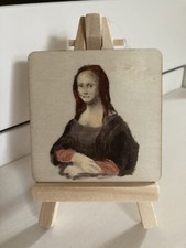 Small Acrylic Painting Of Mona
