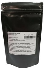 Magnesium Chloride Hexahydrate 6H2O Powder. Pure, Food grade