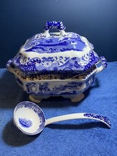 Spode Blue Italian Soup Tureen
