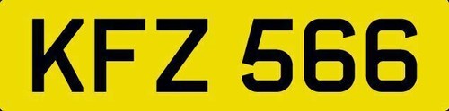 Dateless private number - number, plate