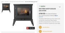 EKO FIRES 6030 MODEL FLUELESS