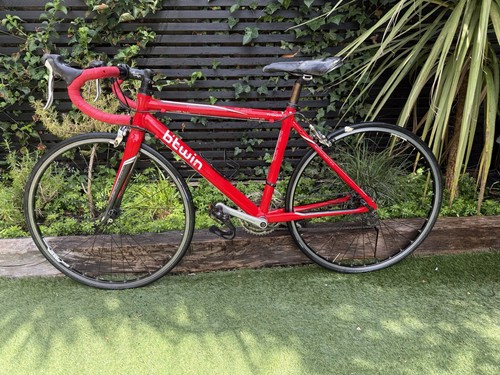 Btwin red triban road - red, bike