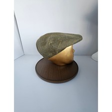 Harris Tweed Flat Cap Green