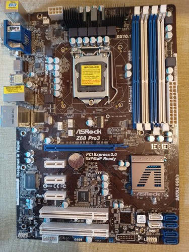 Motherboard asrock z68 pro3 - asrock,