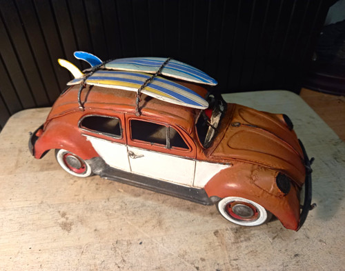 Vintage metal beetle - vintage, vw
