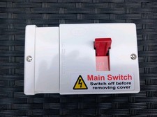 CLICK DB700 80 AMP FUSED MAIN SWITCH(80A HRC FUSE FITTED).