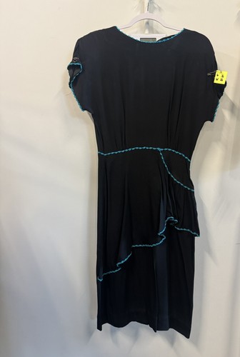 Vtg 1940s black - 1940s, dress