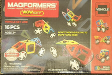 Magformers Wow Vehicle Set 3+ 3D Brain Training (Bundle)