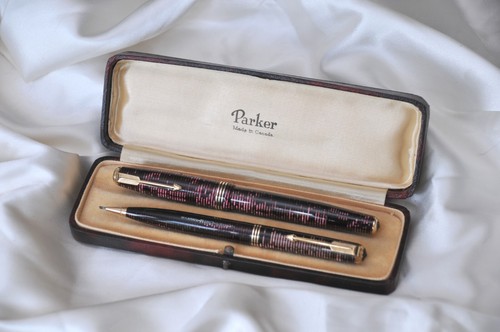 Parker vacumatic set - parker,