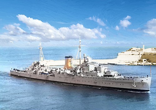 Hms ajax ww2 limited - hms,