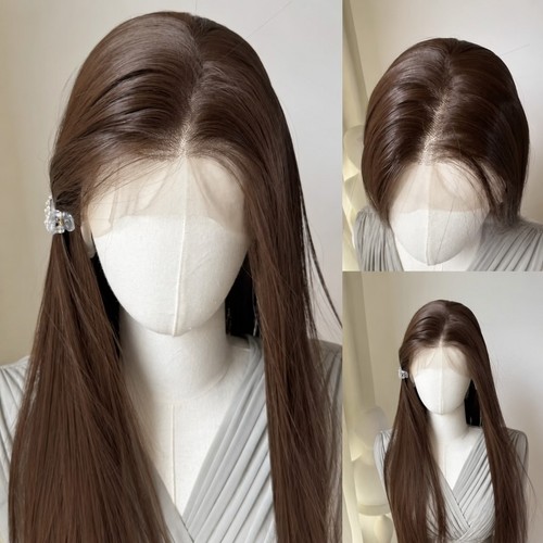 Lace frontal wigs brown heat - frontal,
