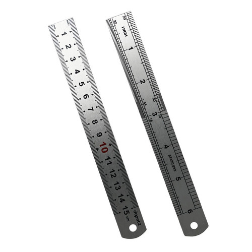 Stainless steel metal - stainless, ruler