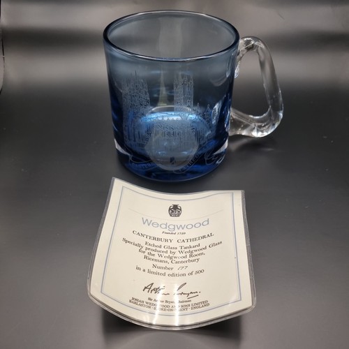 Wedgwood blue crystal glass - crystal,
