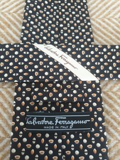 Salvatore Ferragamo Silk Tie 9cm