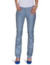 Blood & Glitter Women's Jeans Regular Waist Trousers, Blue (METBLU), W26/L33