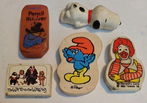 Vintage 1980s novelty - vintage, eraser