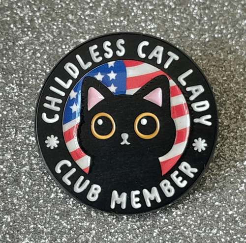 Childless cat lady club member