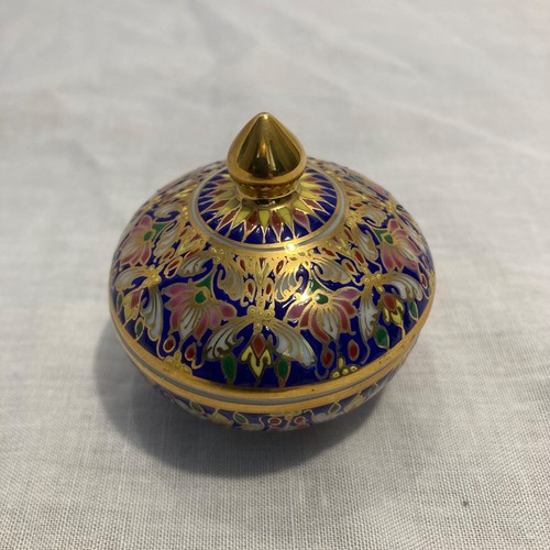 Benjarong style small - , lidded