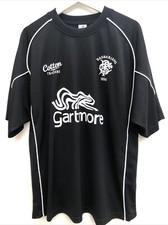 BARBARIANS Away Rugby Shirt Cotton Traders Black Short Sleeve Mens XL