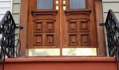 Door kick plate - kick, repair