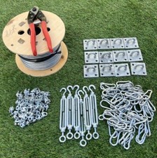 Steel wire sports netting - ,
