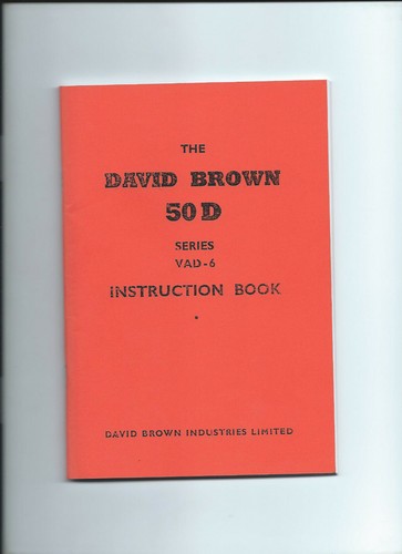 David brown 50d tractor - david, db