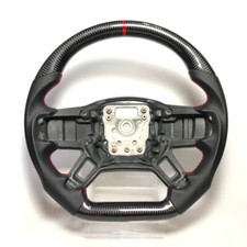 Carbon Fiber Steering Wheel Fit Land Rover Defender 110 130 90 20-25 No Heated