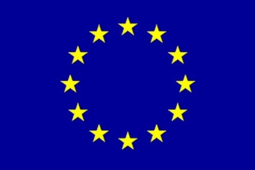 European union flag - union, x
