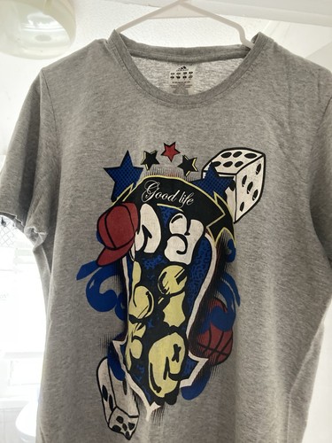 Adidas men grey graphic - men's,