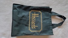 Harrods Green Canvas Tote bag