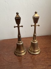 Vintage brass coloured bell street lamp light victorian
