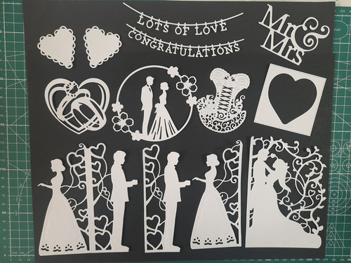Wedding pack die cuts - wedding, 3