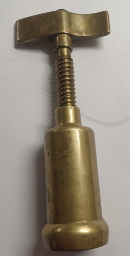 Vintage brass closed barrel - brass,