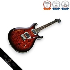 PRS SE Custom 22 SemiHollow Quilt BG Black Gold Burst Electric Guitar with Dual