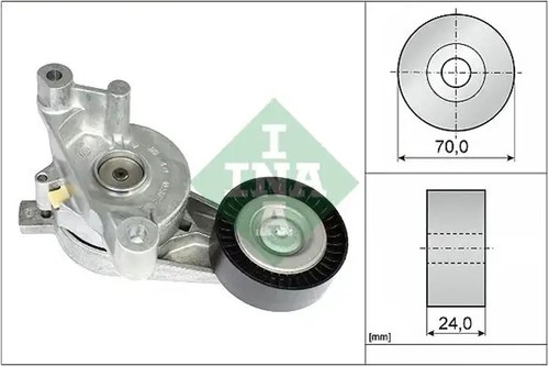 Multi ribbed belt - multi-ribbed, tensioner