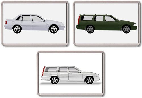 Fridge magnet volvo v70 - -,