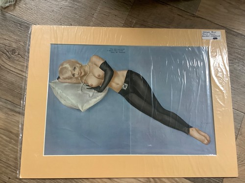 Original framed vargas playboy - original,