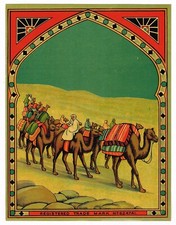 Original fez box label - box,