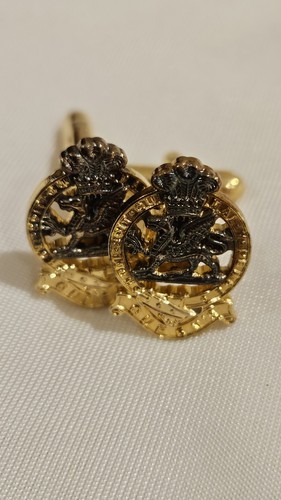Queens regiment cufflinks - queens,