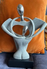 Abstract lovers sculpture - Stone Craft