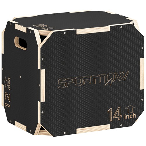 Sportnow non slip plyo box - non-slip,