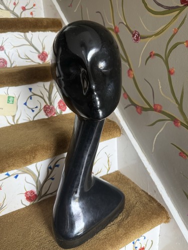 Vintage black long - black, neck
