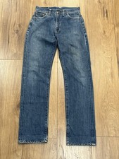 LEVI LVC 551ZXX VTG 1960s BIG E SELVEDGE DARK DENIM JEAN 28×36 555 VALENCIA ZXX