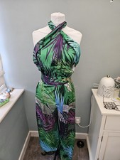 ZARA Multi Green Satin