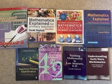 Bundle Of Maths Teaching Books For Teachers Derek Haylock